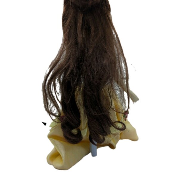 vtg. Disney Princess Belle Beauty and The Best Porcelain Doll 16” w/ stand - Picture 4 of 14